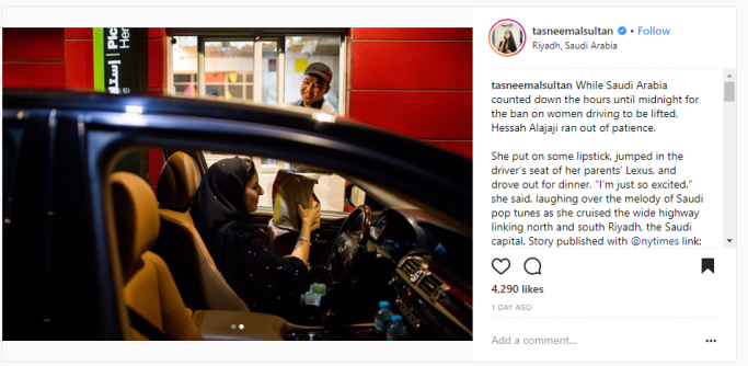 Celebrating Saudi Women Driving Celebrating Saudi Women Driving
